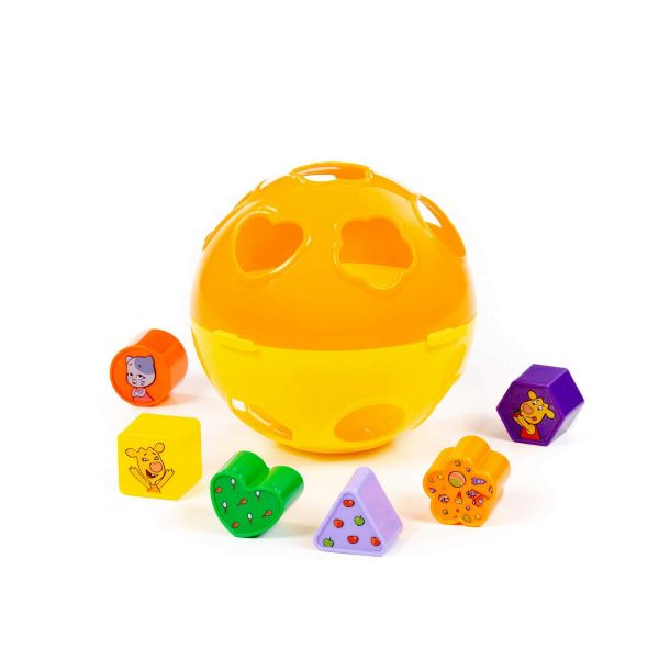 Educational toy "Orange cow" "Ball" (in a mesh)