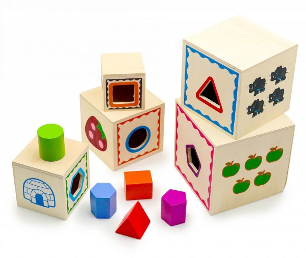 Montessori cubes