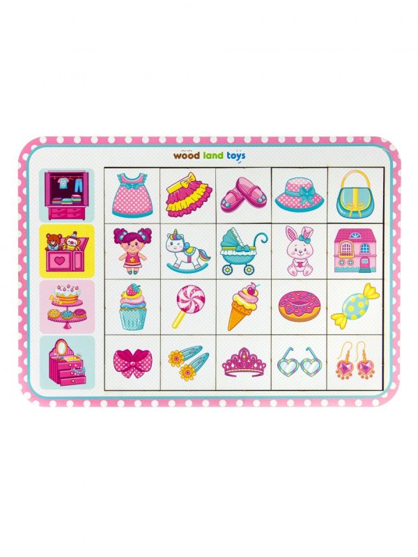 Educational game "Association boards for girls"