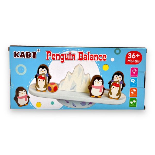 Balance game Penguins on an ice floe