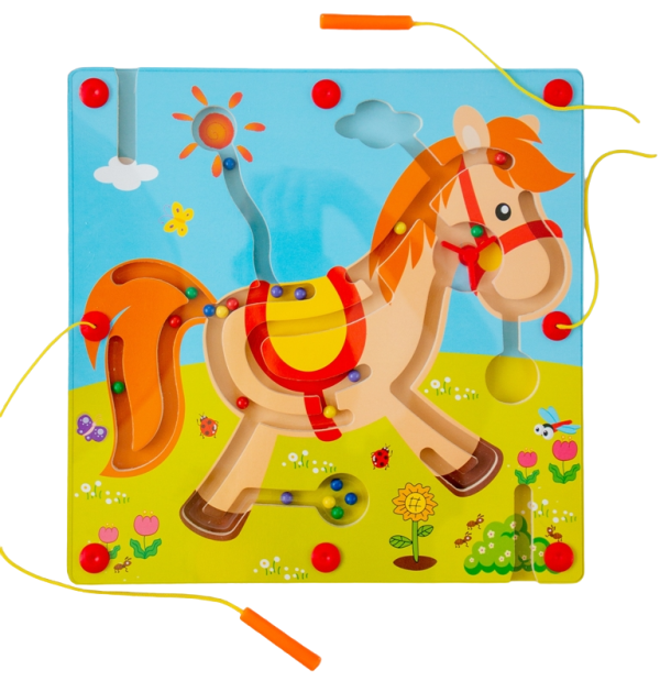 Magnetic maze Horse