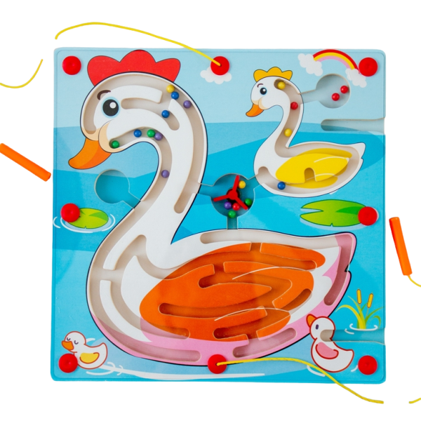Magnetic maze Swan